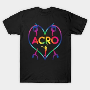 Rainbow Heart Acro T-Shirt